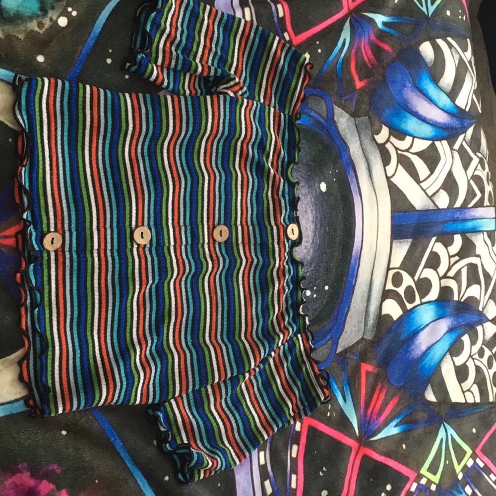 ambiana shoulder crop top